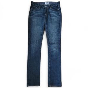 SZ27 PAIGE Skyline Straight Jeans in Stream Wash